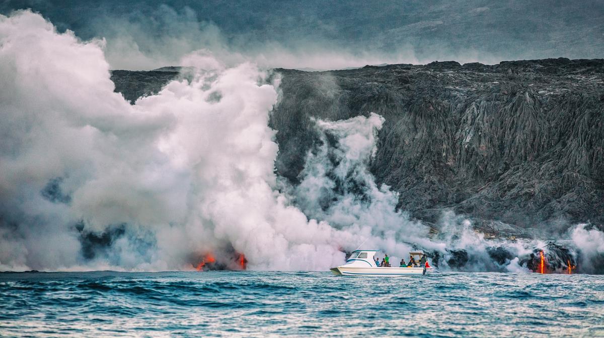 Vulkanausbruch auf Hawaii - Touristenattraktionen